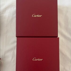 Four Authentic Cartier Gifting Red Box Collection -see description